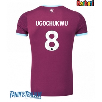 Burnley Lesley Ugochukwu #8 Tricou Fotbal Replică 2025-26 Barbati Acasa